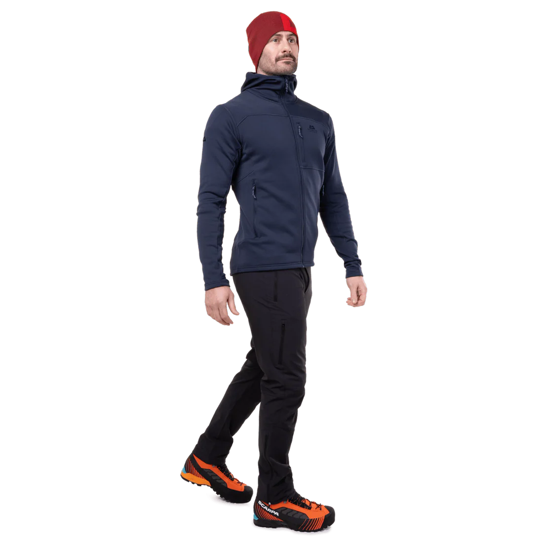 Mountain Equipment Durian Hooded Men's Jacket in Cosmos - Side Fit