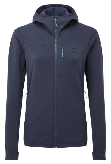 Mountain Equipment Durian Hooded Women's Jacket in Cosmos - Front