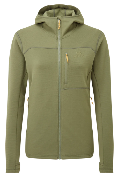 Mountain Equipment Durian Hooded Women's Jacket in Four Leaf Clover - Front