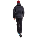 Mountain Equipment Earthrise Hooded Men's Jacket in Black/Black - Back Model