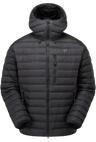 Mountain Equipment Earthrise Hooded Men's Jacket in Black/Black - Front