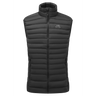 Mountain Equipment Earthrise Men's Vest in Black/Black - flat lay