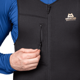 Mountain Equipment Eclipse Salopette in Black - Zipped Napoleon Pocket Detail