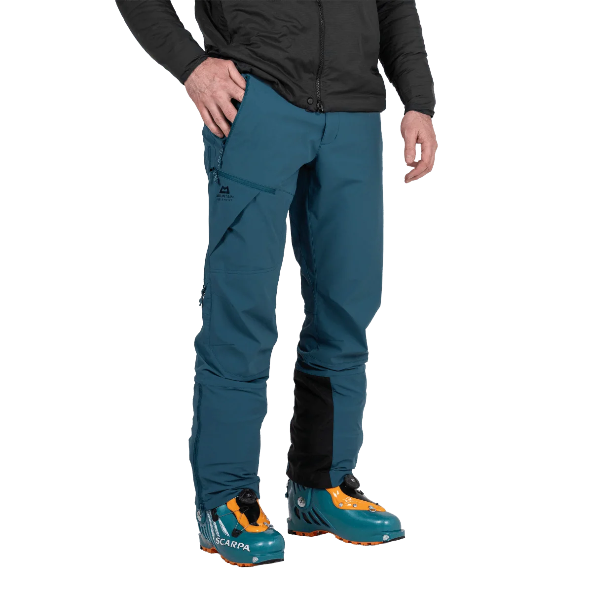 Mountain Equipment Epic Men's Pant in Majolica Blue - Fit Detail
