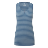 Mountain Equipment Equinox Women's Vest in Bluefin Stripe - Front