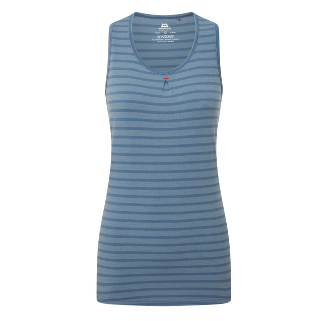 Mountain Equipment Equinox Women's Vest in Bluefin Stripe - Front