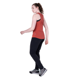 Mountain Equipment Equinox Women's Vest in Rosewood - On Model Back