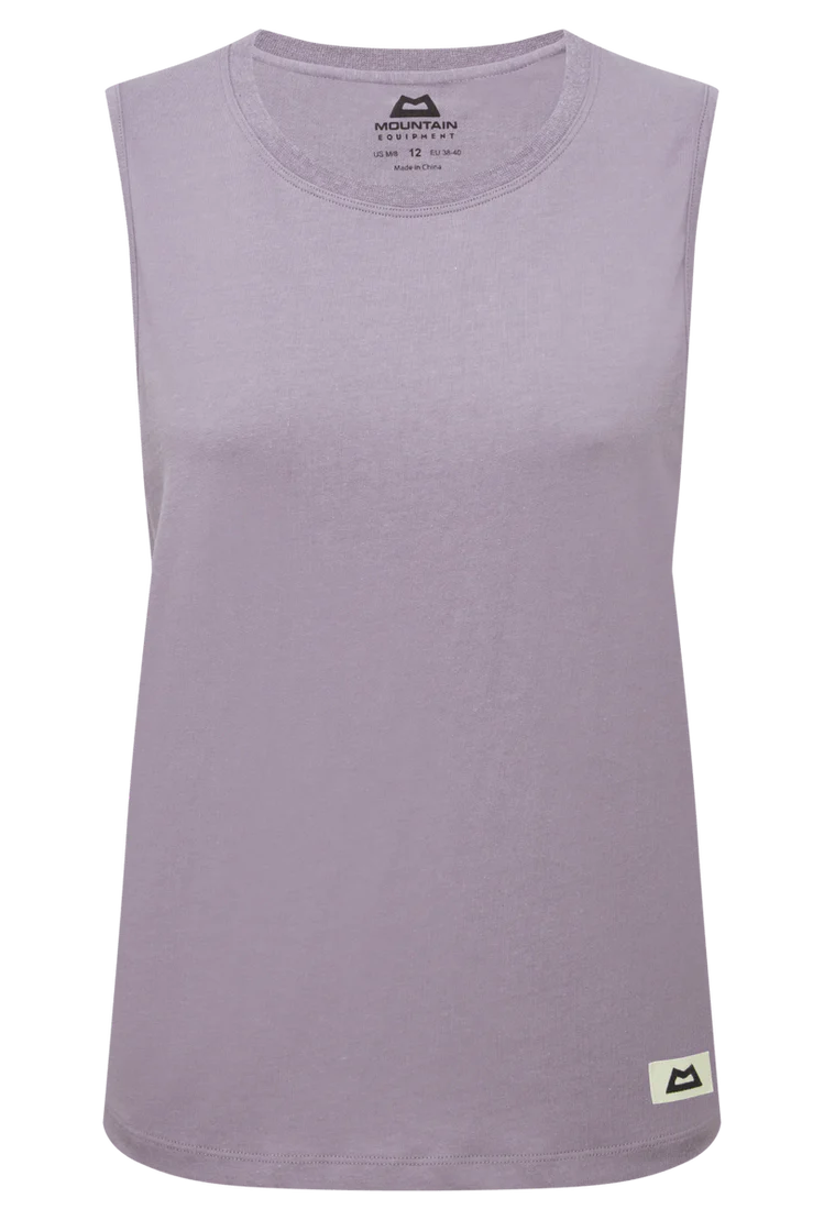 Mountain Equipment Fairhead Women's Tank in Allium - Front flat lay
