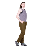 Mountain Equipment Fairhead Women's Tank in Allium - Side model view