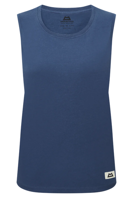 Mountain Equipment Fairhead Women's Tank in Dusk - Front flat lay