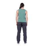 Mountain Equipment Fairhead Women's Tank in Sage - Back full length model view
