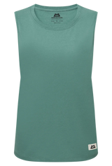 Mountain Equipment Fairhead Women's Tank in Sage - Front flat lay