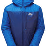Mountain Equipment Fitzroy Men's Jacket in Admiral/Atlantic - Flat Lay Front