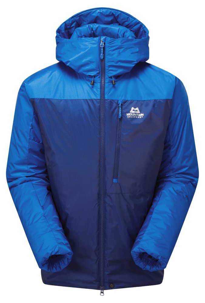 Mountain Equipment Fitzroy Men's Jacket in Admiral/Atlantic - Flat Lay Front