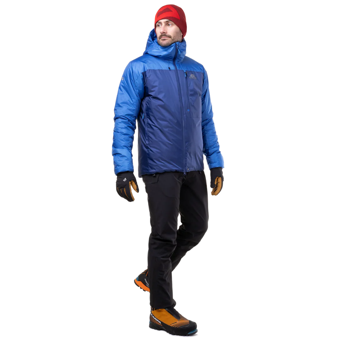Mountain Equipment Fitzroy Men's Jacket in Admiral/Atlantic - On Model Front