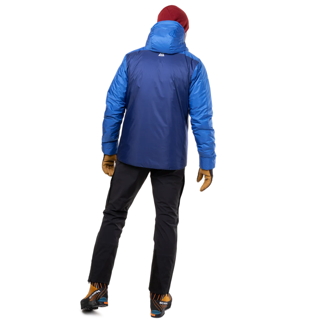 Mountain Equipment Fitzroy Men's Jacket in Admiral/Atlantic - On Model Side