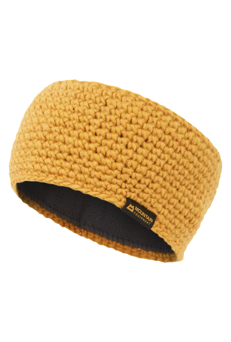 Mountain Equipment Flash Headband in Butterscotch - Flat Lay