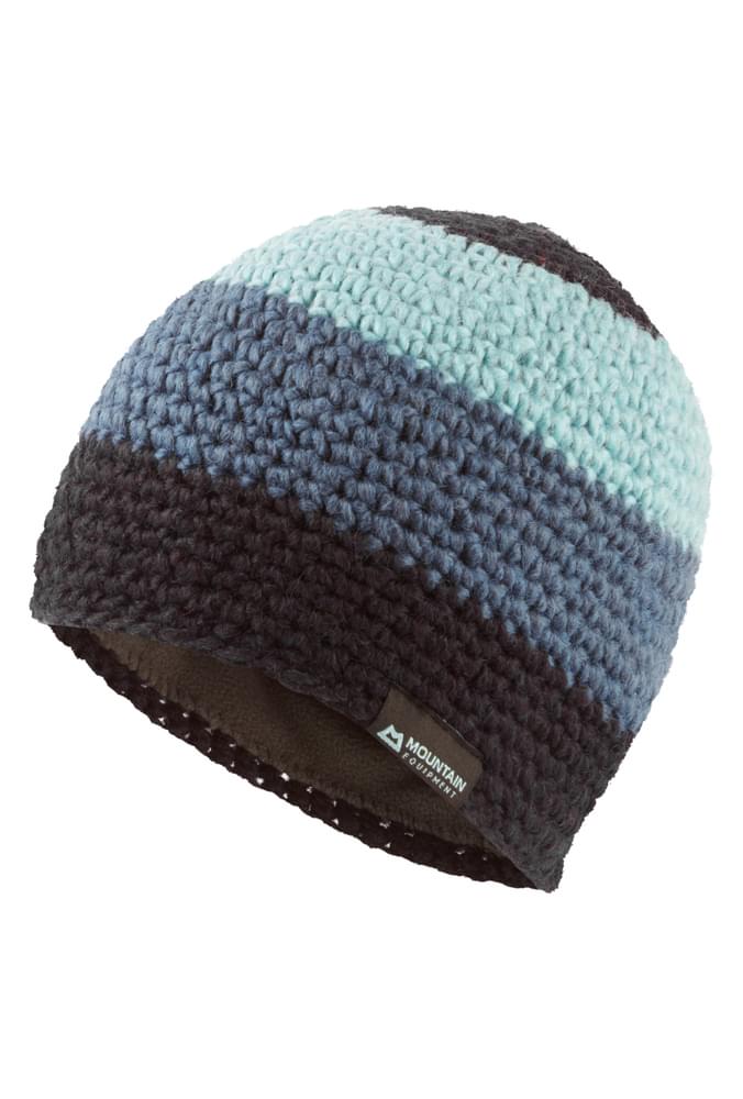 Mountain Equipment Flash Women's Beanie in Cosmos/Dusk/Porcelain - Flat Lay