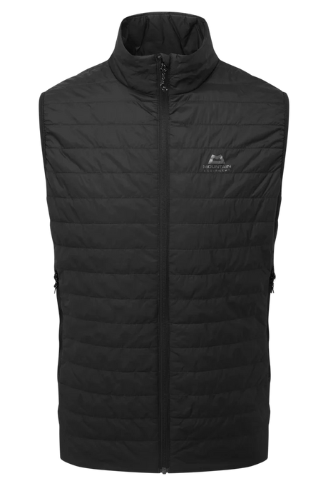 Mountain Equipment Fractal Men's Vest in Black - Front