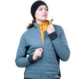 Mountain Equipment Fractal Women's Jacket in Stellar/Cosmos - Three Quarter on Model