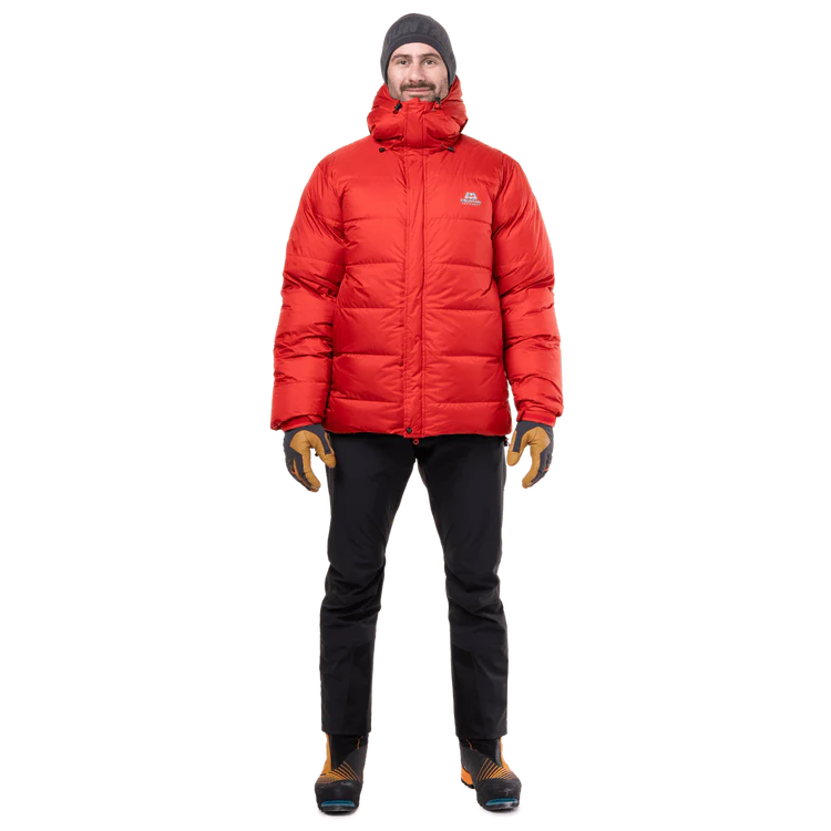 Mountain Equipment Gasherbrum Men's Jacket in Chili Red - On Model Back