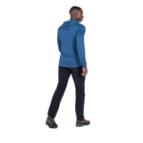 Mountain Equipment Glace Hooded Men's Top in Admiral Blue - Side view