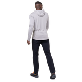 Mountain Equipment Glace Hooded Men's Top in Mist - Side view