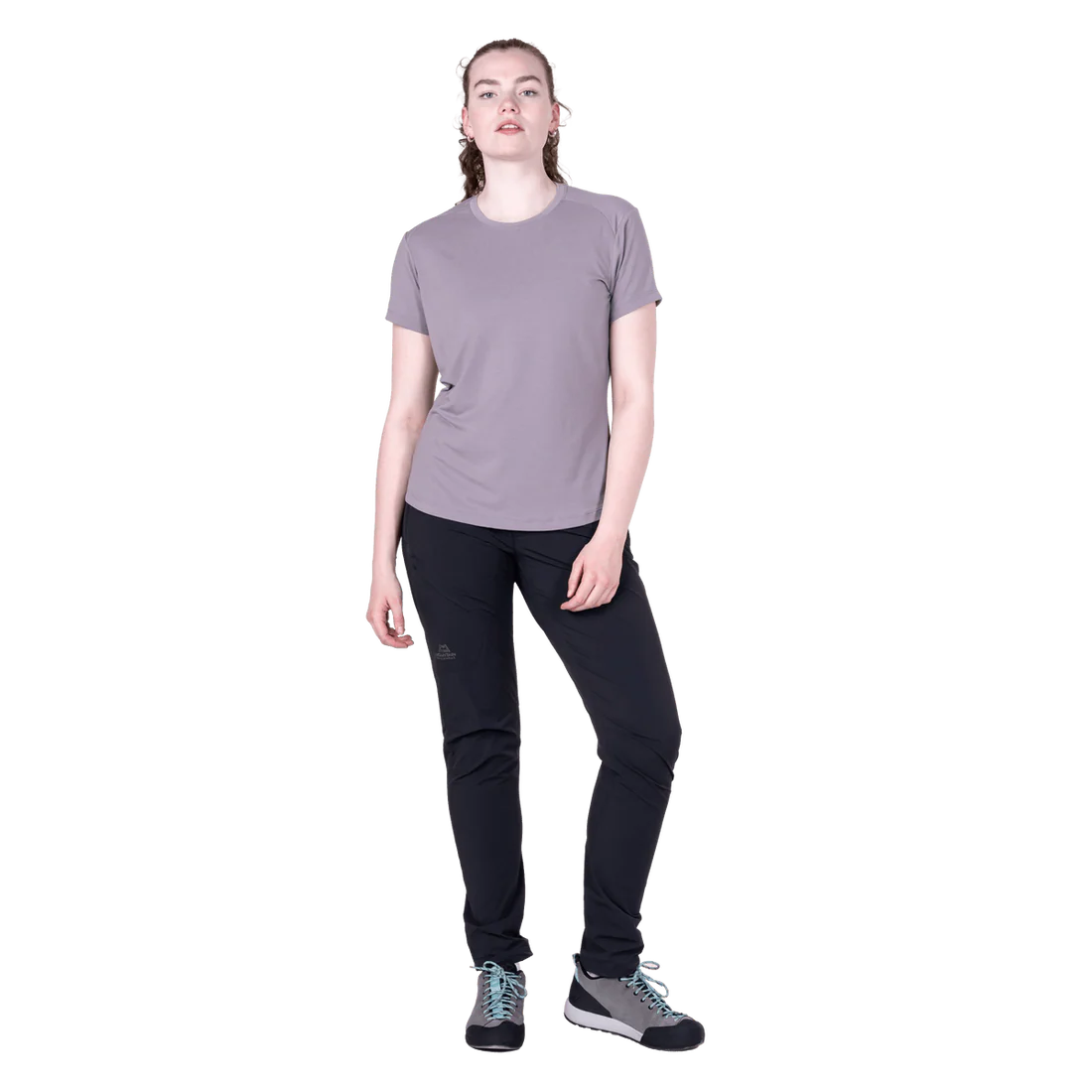 Mountain Equipment Headpoint Women's Tee in Allium - On Model Front Full
