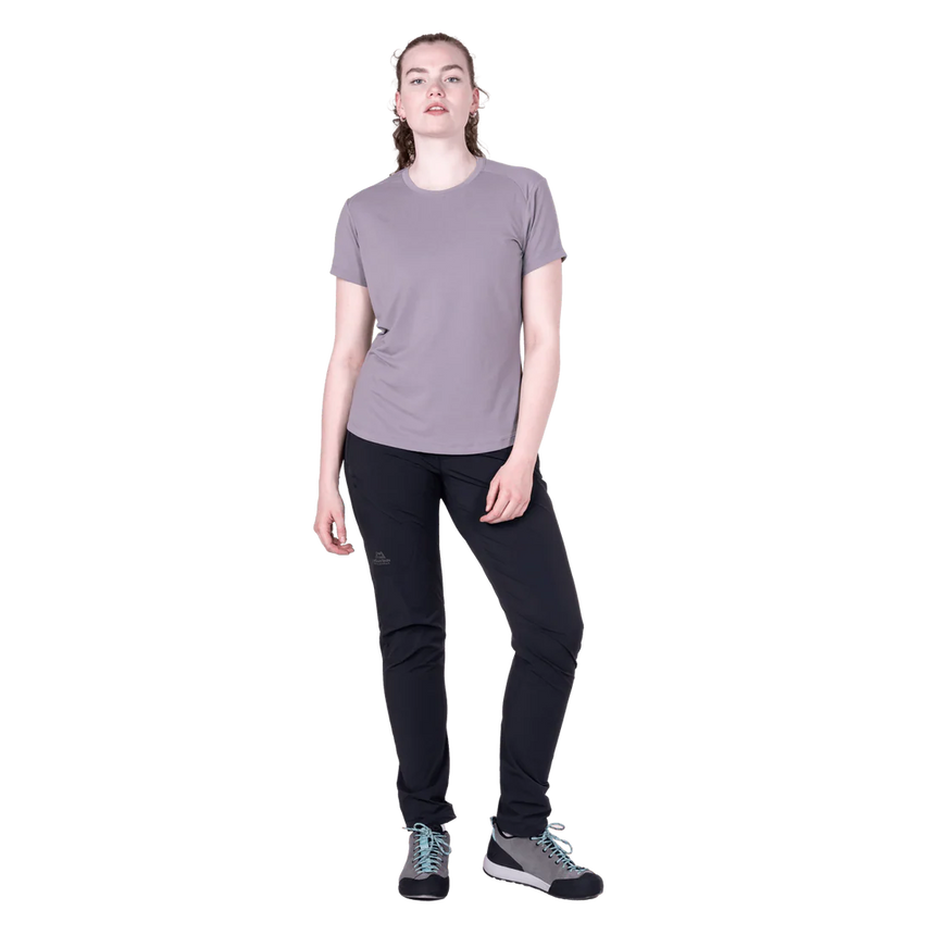 Mountain Equipment Headpoint Women's Tee in Allium - On Model Front Full