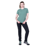 Mountain Equipment Headpoint Women's Tee in Sea Pine - On Model Front