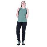 Mountain Equipment Headpoint Women's Tee in Sea Pine - On Model Side