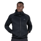 Mountain Equipment Jorasses Hooded Men's Jacket in Black - On Model Front Detail