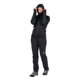 Mountain Equipment Jorasses Hooded Women's Jacket in Black - On Model Hood Detail