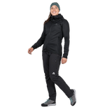 Mountain Equipment Jorasses Hooded Women's Jacket in Black - On Model Three-Quarter