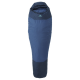Mountain Equipment Klimatic I Women's Sleeping Bag in Dusk - Back Product Shot