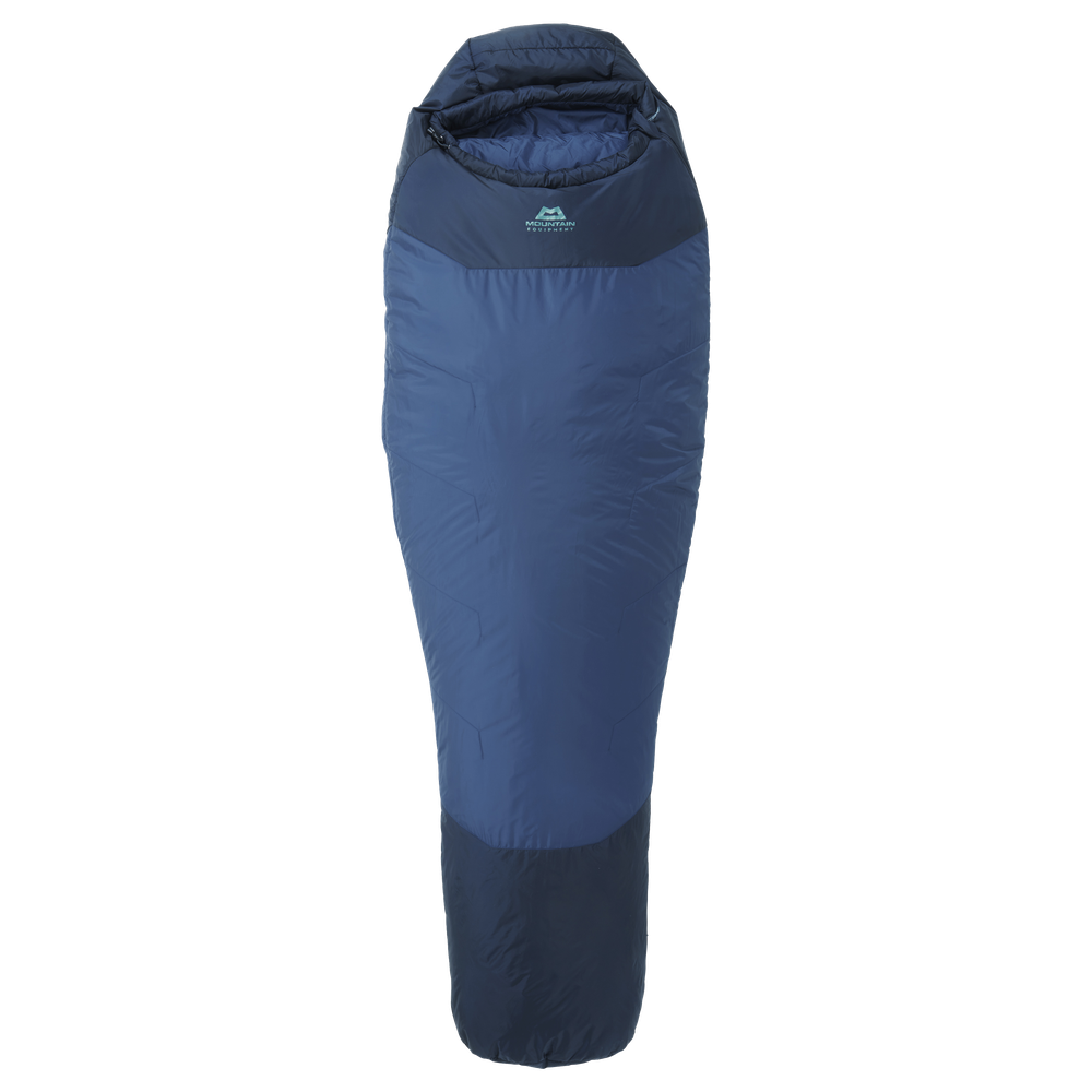 Mountain Equipment Klimatic I Women's Sleeping Bag in Dusk - Back Product Shot