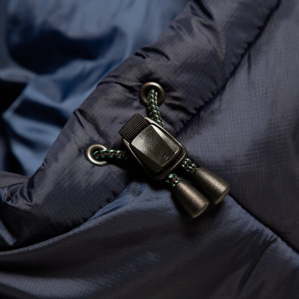 Mountain Equipment Klimatic I Women's Sleeping Bag in Dusk - Zip Pull Detail