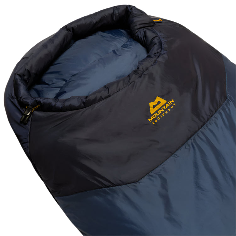Mountain Equipment Klimatic II Sleeping Bag in Dusk - Hood Detail