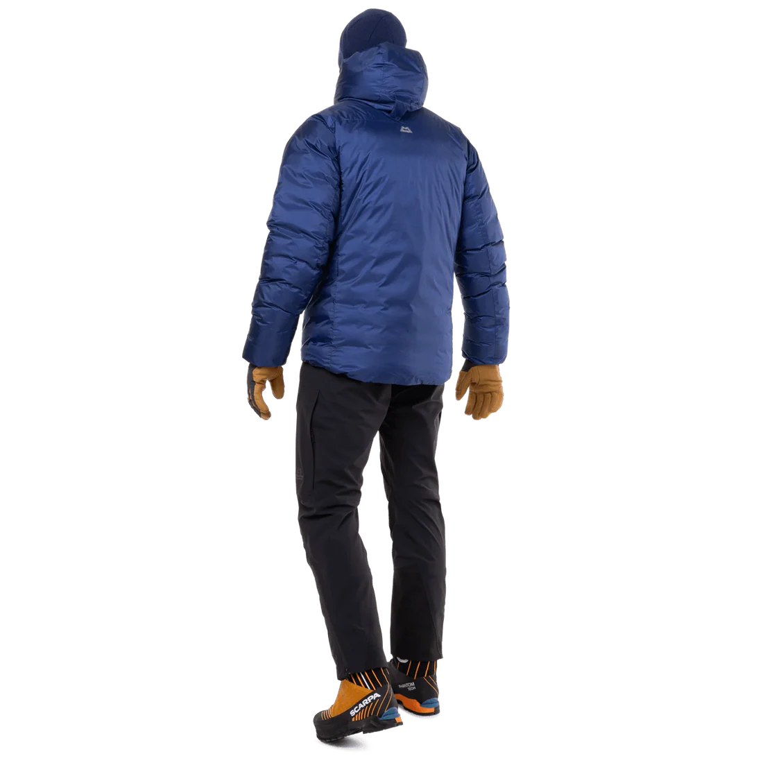 Mountain Equipment Kryos Men's Jacket in Admiral/Atlantic - On Model Walking Front