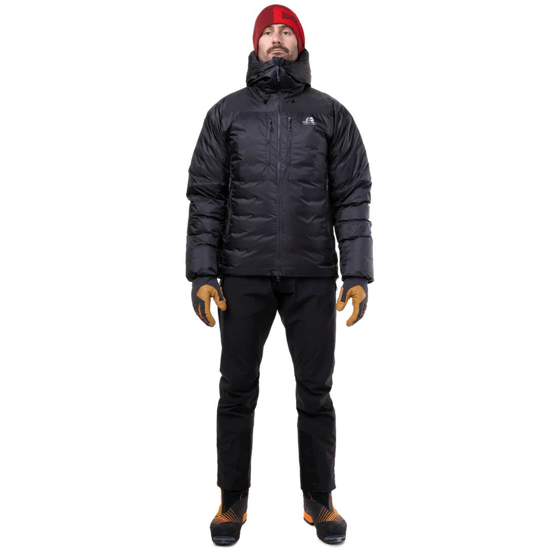 Mountain Equipment Kryos Men's Jacket in Obsidian - On Model Walking Back