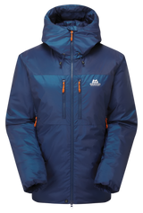 Mountain Equipment Kryos Women's Jacket in Admiral Blue - Flat Lay Front