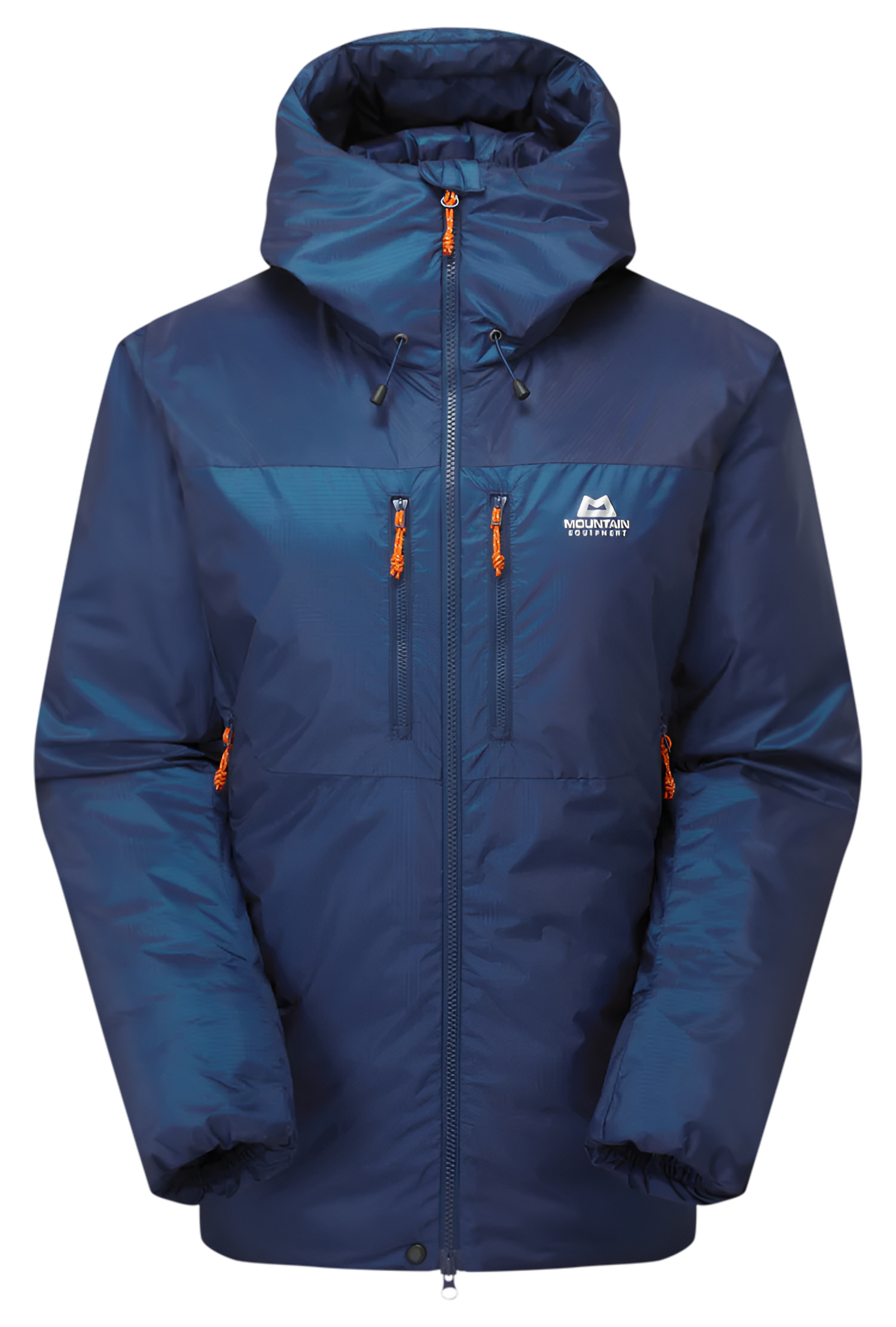 Mountain Equipment Kryos Women's Jacket in Admiral Blue - Flat Lay Front