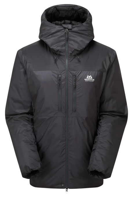 Mountain Equipment Kryos Women's Jacket in Obsidian - Flat Lay Front