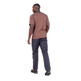 Mountain Equipment Lava Men's Tee in Stanage Stripe - Side view