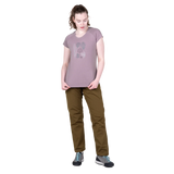 Mountain Equipment Leaf Women's Tee in Allium - Front Fit