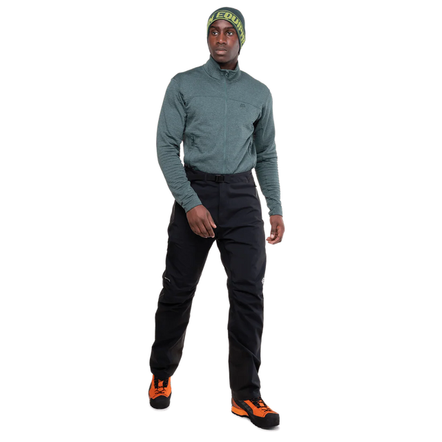 Mountain Equipment Lhotse GORE-TEX Men's Pant in Black - Side on Model