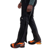 Mountain Equipment Lhotse GORE-TEX Men's Pant in Black - Side Zip on Model