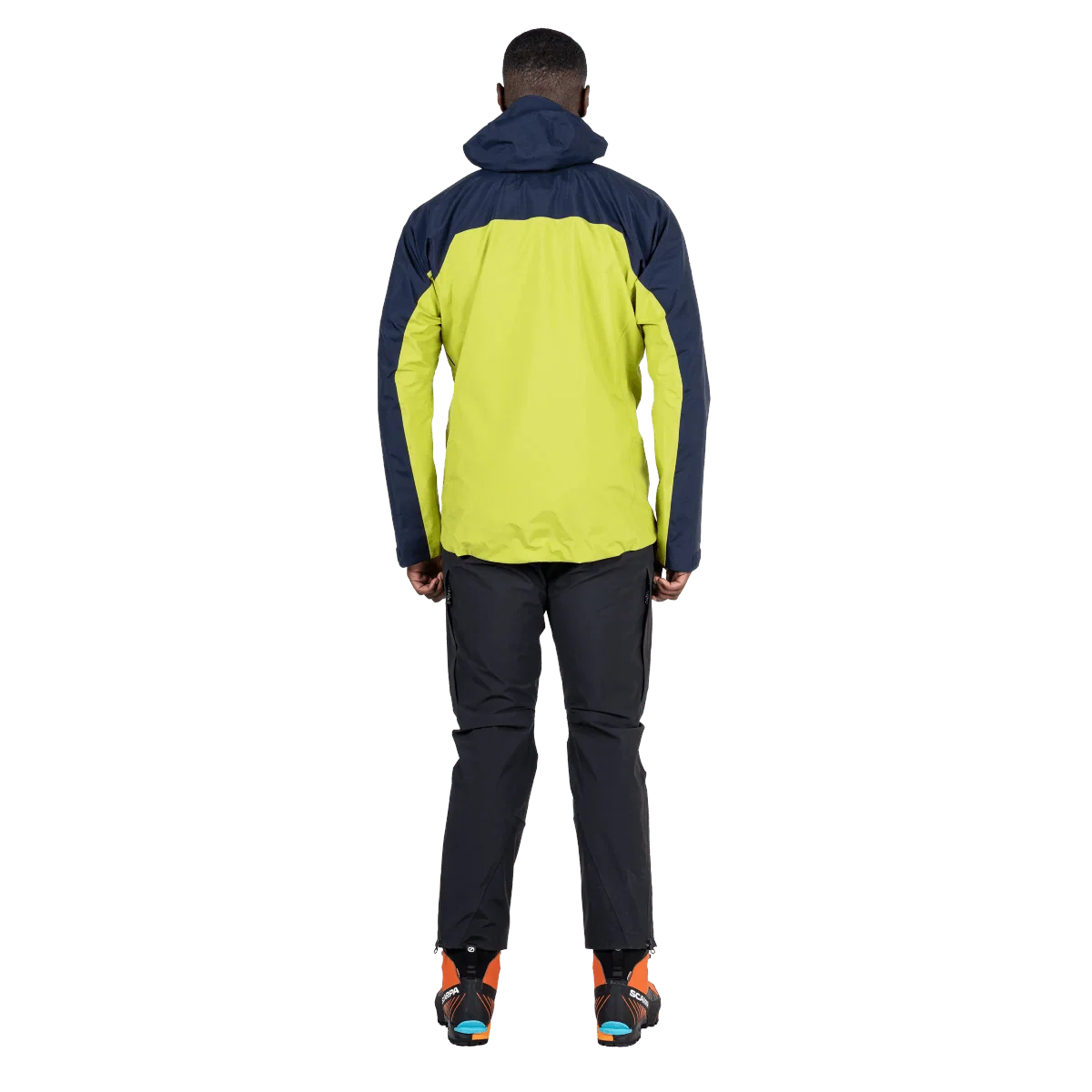 Mountain Equipment Lhotse Men's Jacket in Vine/Cosmos - Back On Model