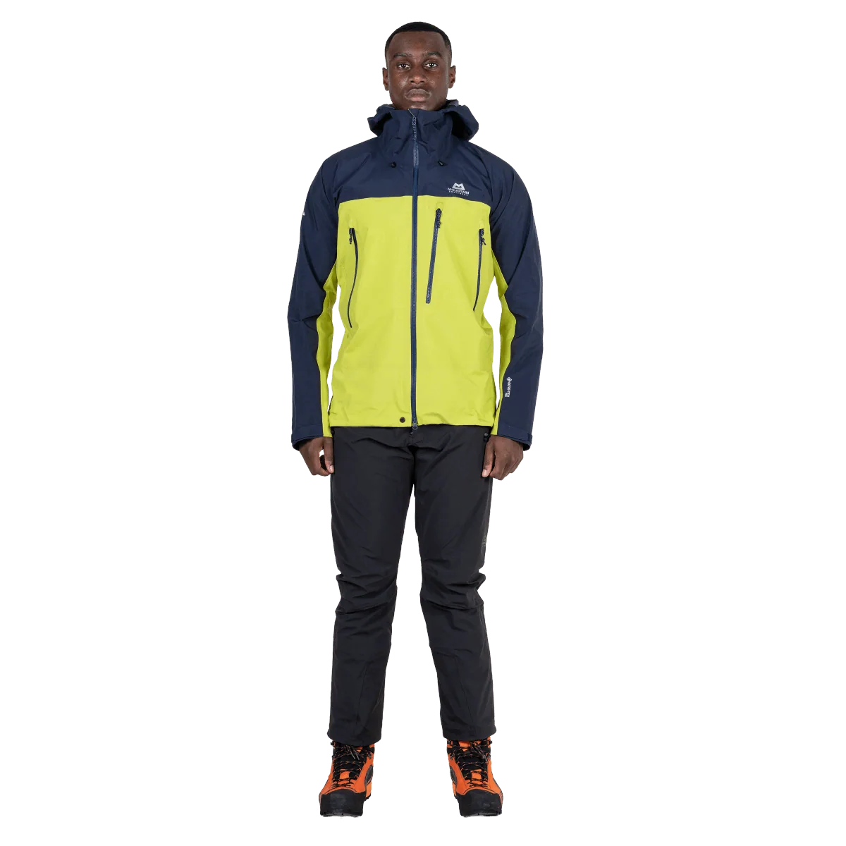 Mountain Equipment Lhotse Men's Jacket in Vine/Cosmos - Front Fit On Model