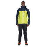 Mountain Equipment Lhotse Men's Jacket in Vine/Cosmos - Front Fit On Model